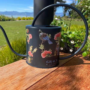 Indoor Watering Can - Stainless Steel - Tui's in Pohutakawa - Black -