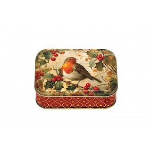 Nostalgia Christmas Robins Mini Tin