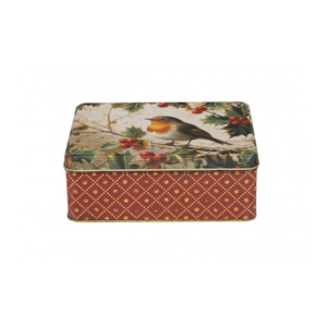 christmas: Nostalgia Christmas Robins Bakery Tin