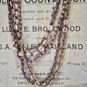 Fashion Accessories: Golden Earth Multi Strand Necklace