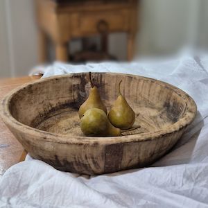 Original Vintage Wooden Bowl