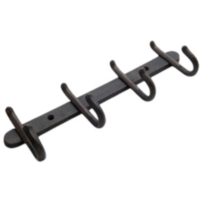 Cast Iron Classic 4 Hook Rail