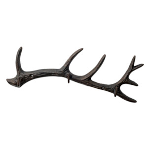 Cast Iron Half Antler Hook