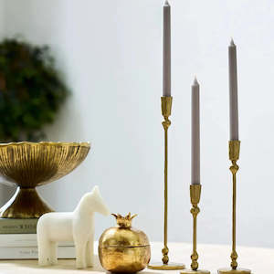 Slender Gold Candlesticks