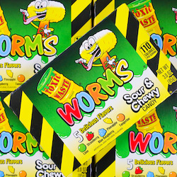 Toxic Waste Worms Theatre Box 85g