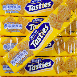 McVities Tasties Custard Creams Biscuit 150g