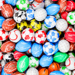 Chocolate Sports Ball Mix 100g