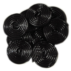 Confectionery: Licorice Wheels 10's (Rotella (Holland))