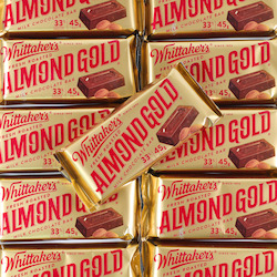 Confectionery: Whittakers  Almond Gold 45g