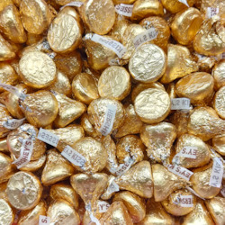 Hershey Kisses Gold