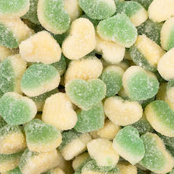 Apple & Custard Hearts 100g