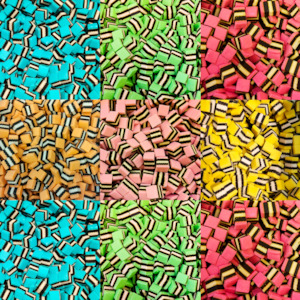 Licorice Allsorts (Single Colour)