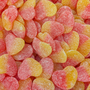 Sour Peach Hearts 280g