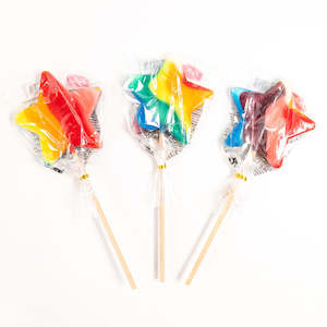 Rainbow Star Lollipop 40g