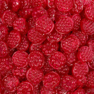 Raspberry Drops Mayceys 100g