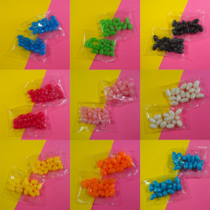 Confectionery: Jelly Beans Single Colour (Promo Bags) approx 15's