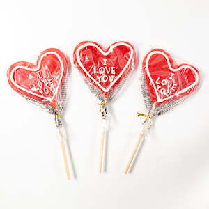 Confectionery: I Love You Heart Pop 80g