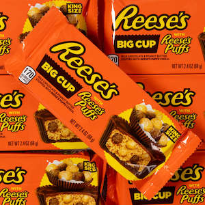 Confectionery: Reese's Big Cup King Size Puffs 68g