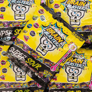 Brain Blasterz Super Sour Hard Candy Bag 100g