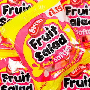 Barratt Fruit Salad Fruity Softies 120g