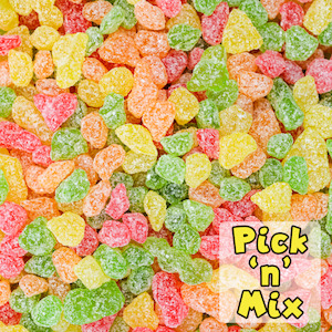 Mega Sour Fruit Pips 100g (Pick n Mix)