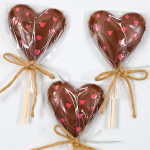 Chocolate Heart Lollipop 30g