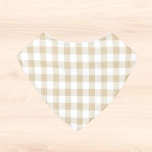 String Gingham Dribble Bib