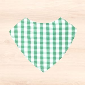 Lagoon Gingham Dribble Bib