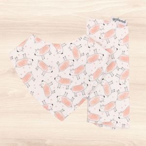 Piglets Dribble Bib & Piglets Burp Cloth