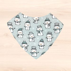 All: Little Snowmen Dribble Bib