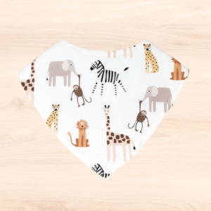 Dribble Bibs: Animal Safari Dribble Bib