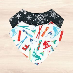 Snowflakes & Snow Fun Bib Combo