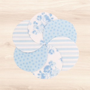 Pretty in Blue Breast Pads