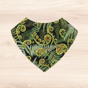 Fern Fronds Dribble Bib