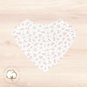 Organic Baby Floral Dribble Bib