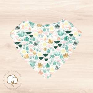 Organic Jungle Garden Dribble Bib