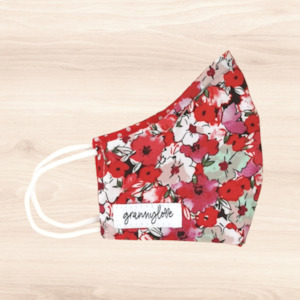 Red Blossom Kids Mask