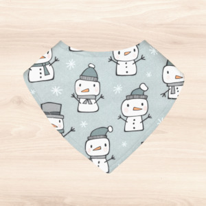 Sale: Snowmen Dribble Bib