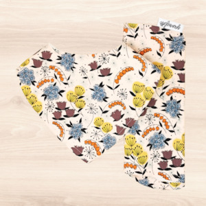 Summer Blooms Dribble Bib & Summer Blooms Burp Cloth