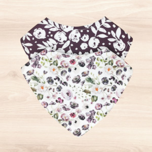 Isabella Floral & Violets Bib Combo