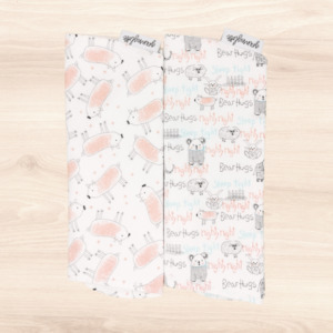 Piglets & Babylicious Burp Cloth Combo