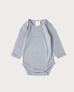 Babu | Merino Bodysuit Periwinkle