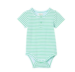 Milky Clothing | Green Stripe Bubbysuit