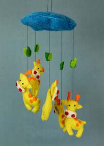 Felt Mobiles: Giraffe Felt Mobile