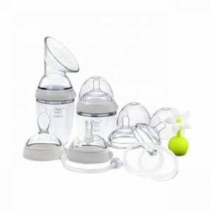 Haakaa - Gen 3 - Premium Silicone Pump & Bottle Pack - 2 Colours