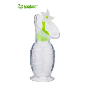 Feeding: Haakaa - Gen 2 - Silicone Breast Pump & Flower Stopper Set 150ML