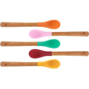 Avanchy | Silicone Tip Bamboo Spoon Infant (Younger Babies)