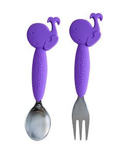 Marcus & Marcus - Spoon And Fork Set - Whale