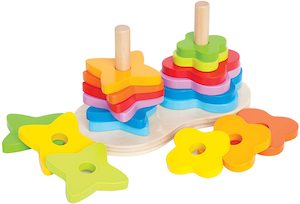 Gifts: Hape | Double Rainbow Stacker