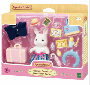 Sylvanian Families | Weekend Travel Set w/ Snow Rabbit Mother